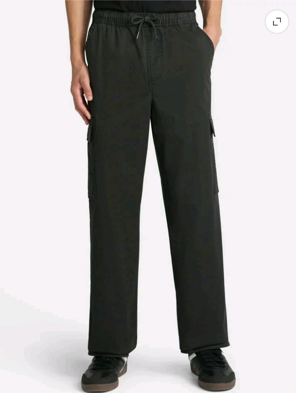 No Boundaries Men's Size XL (40-42) Cargo Pants Straight Fit Grey Shadow NWT